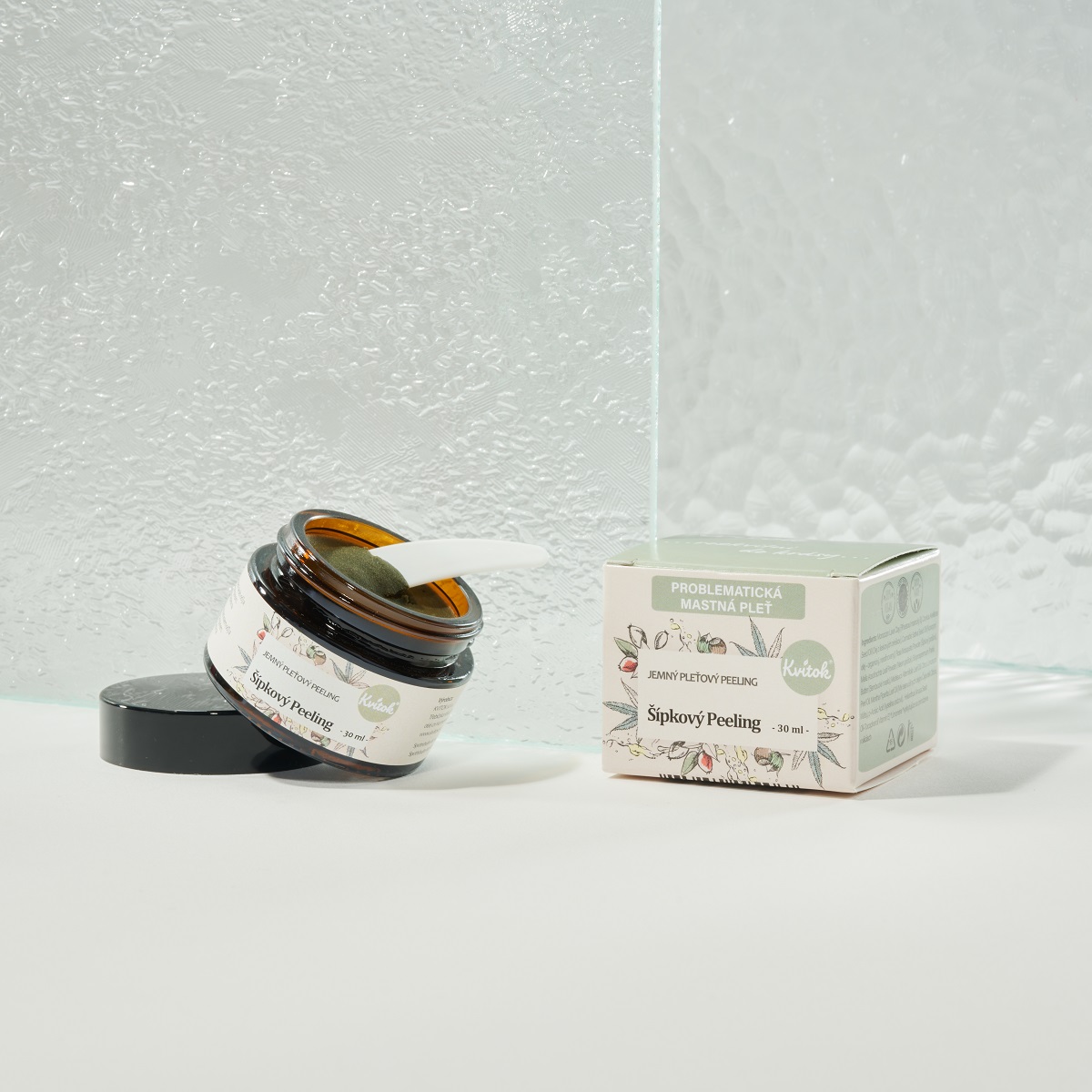 KVITOK Šípkový peeling na problematickou pleť (30ml)