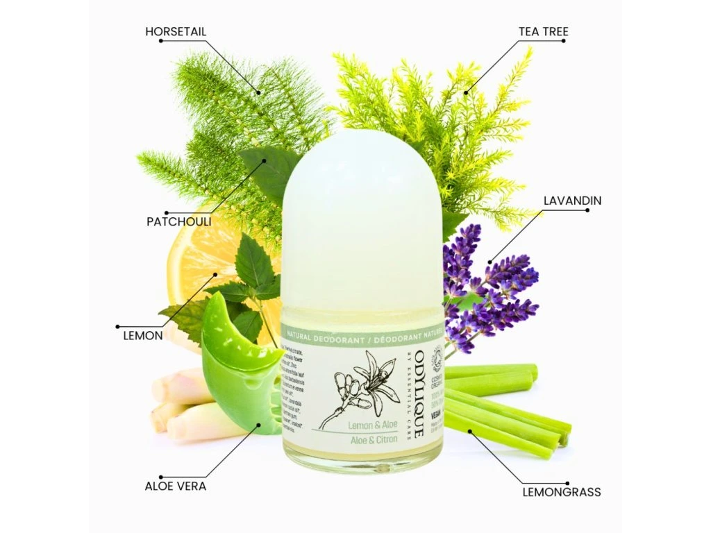 ODYLIQUE  Přírodní kuličkový deodorant s aloe vera a vůní citrusů (50ml)