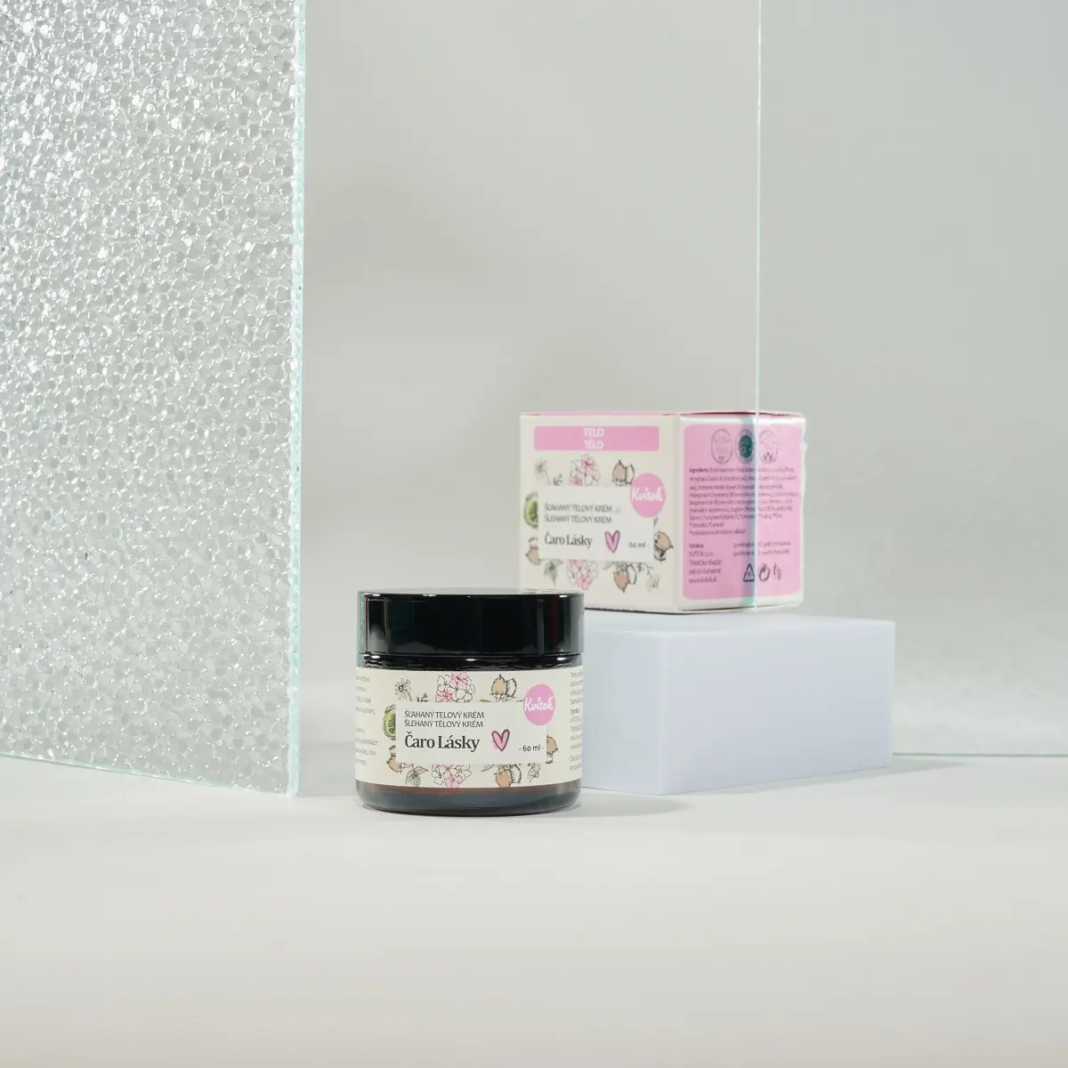 KVITOK Šlehaný tělový krém – Kouzlo Lásky (60ml)