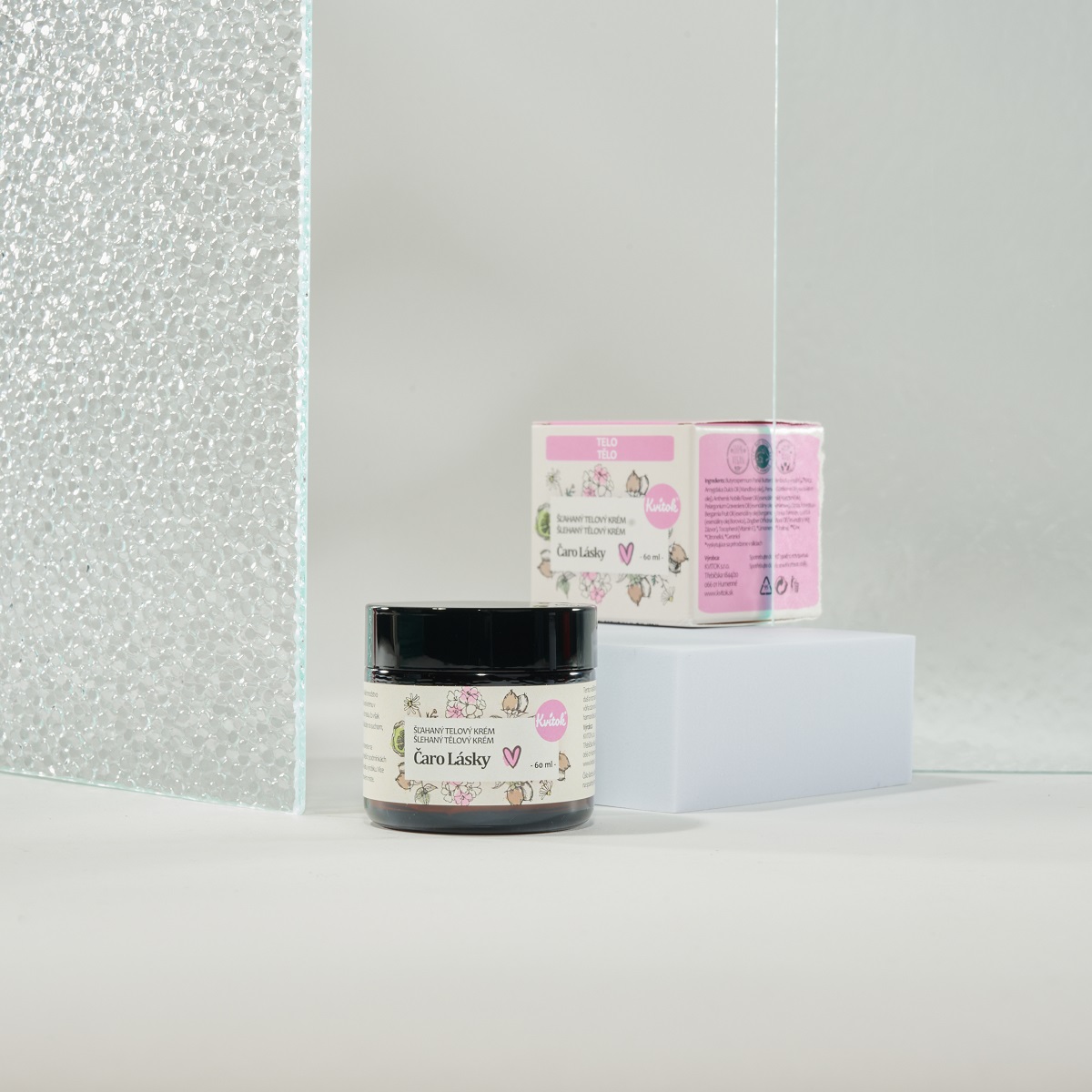 Kvitok Šlehaný Tělový Krém – Kouzlo Lásky (60ml)