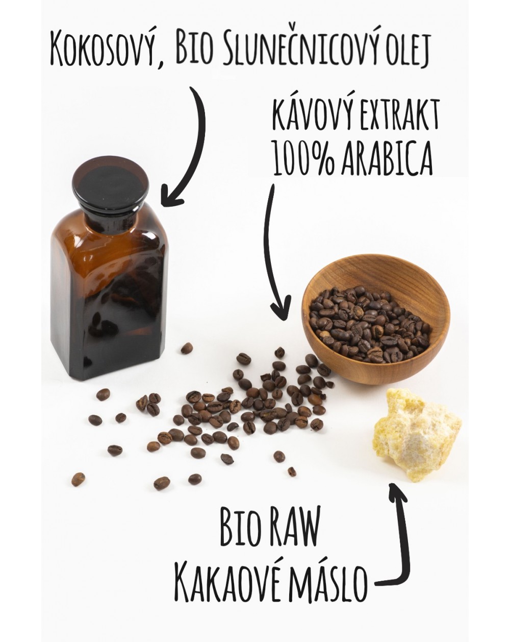 ALCHYMISTKY Luxusní kávové mýdlo - krájené (90g)