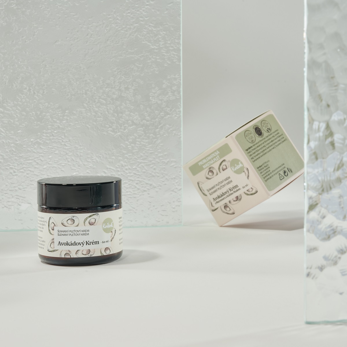 KVITOK Avokádový krém s Murumuru a Kombo máslem pro mastnou/problematickou pleť (60ml) - EXPIRACE 07/26 - SLEVA 15%