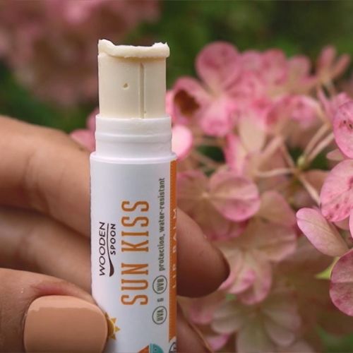 WOODEN SPOON Opalovací balzám na rty SUN KISS (4,3ml)