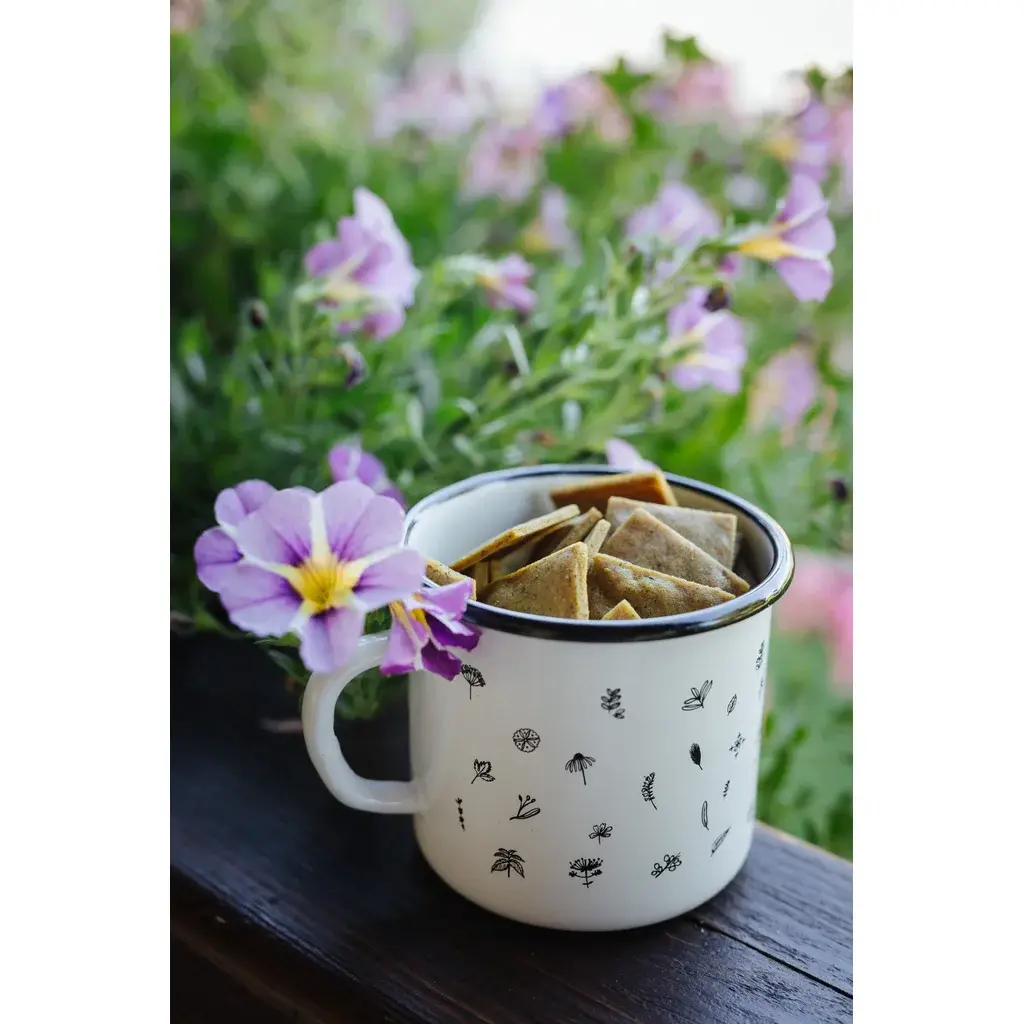 KVĚTOMLUVA BIO Bylinné krekry AIP - dobromysl, pažitka (100g)