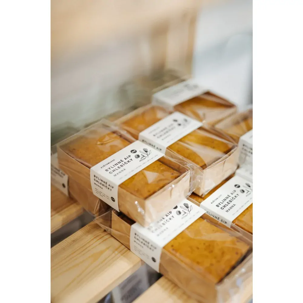 KVĚTOMLUVA Bylinné chlebíčky MANNA BIO (100g)