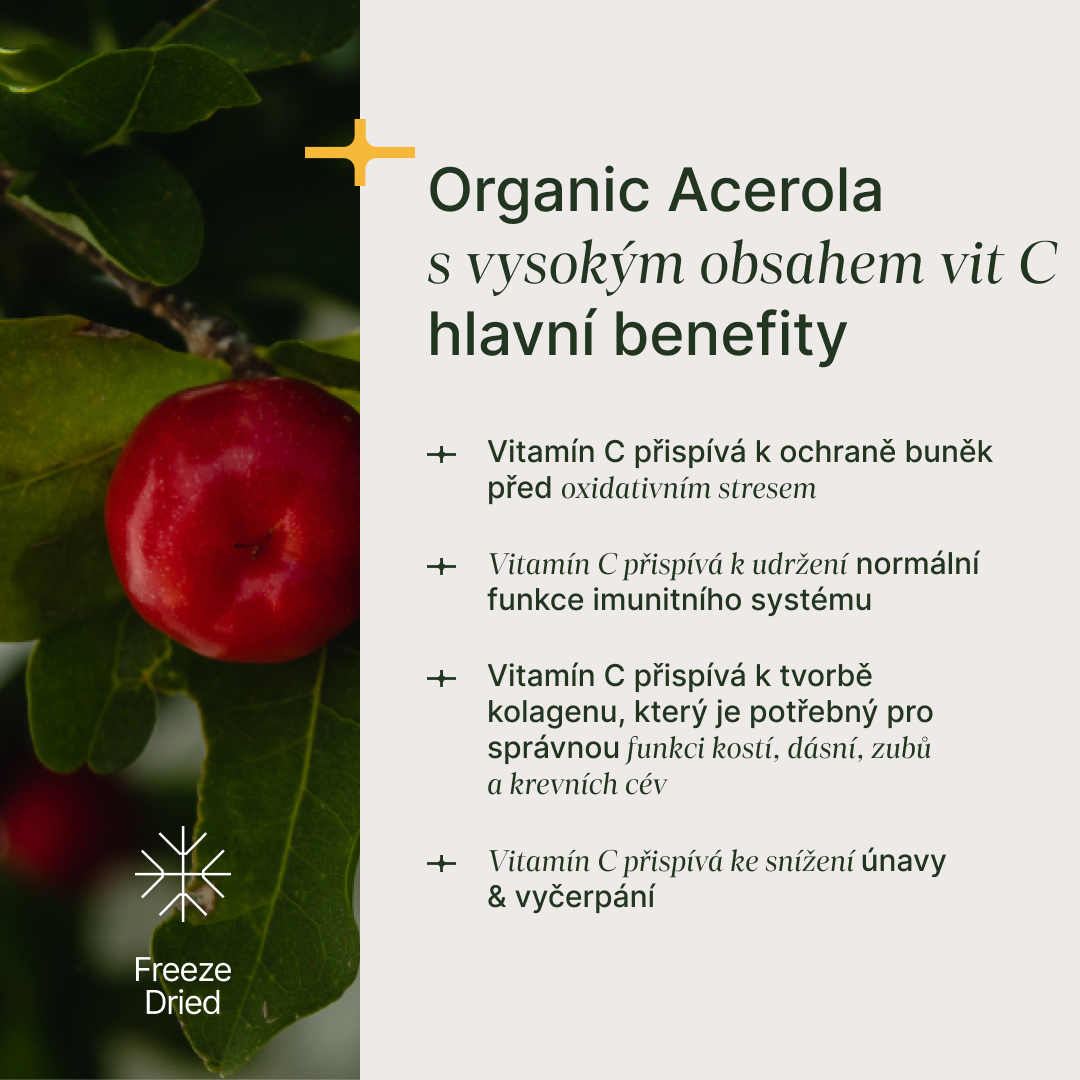 TRIME Organic Acerola (90kapslí)