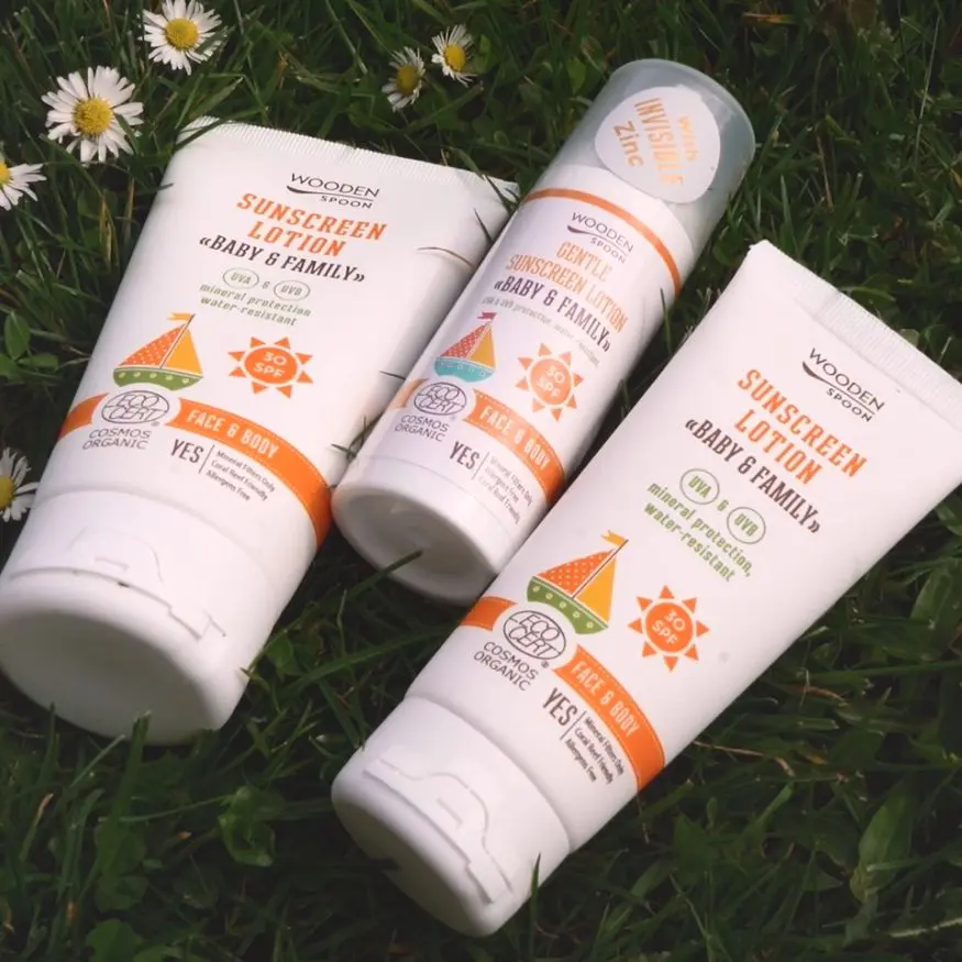 WOODEN SPOON Opalovací tělové mléko Baby & Family SPF 30