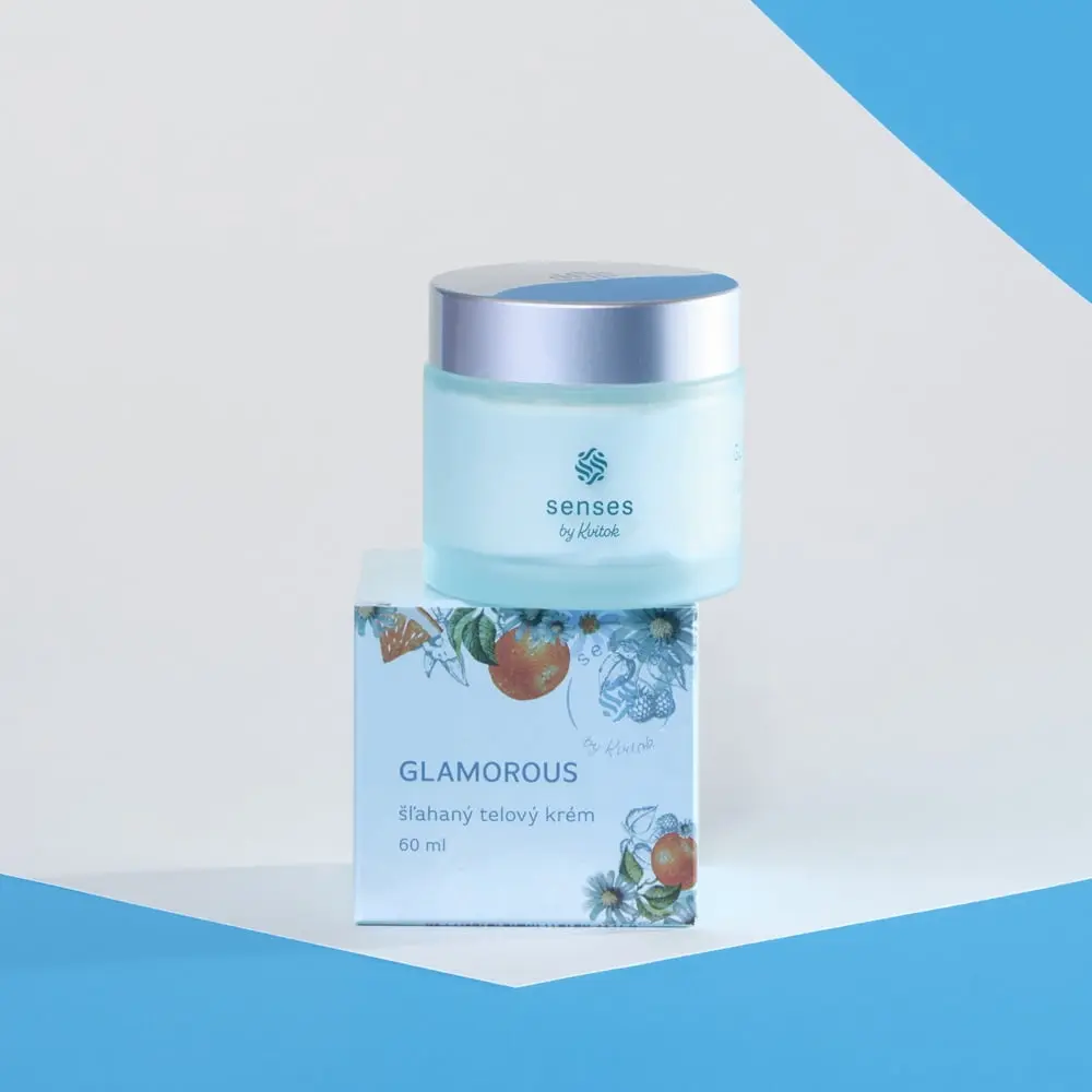 KVITOK Šlehaný tělový krém SENSES Glamorous (60ml)