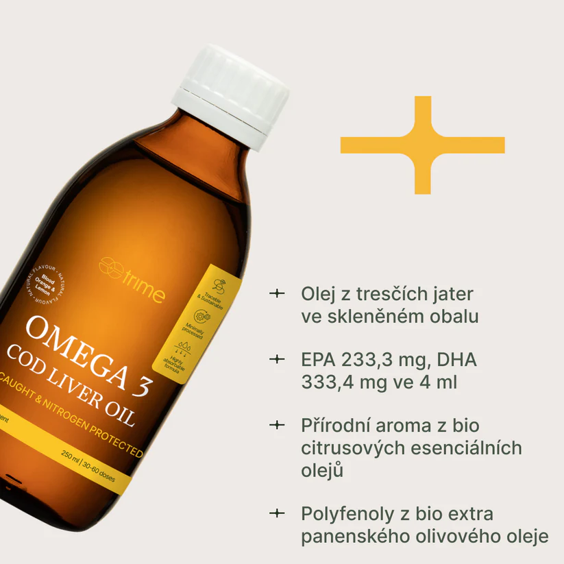 TRIME Omega-3 Cod Liver Oil (250ml)
