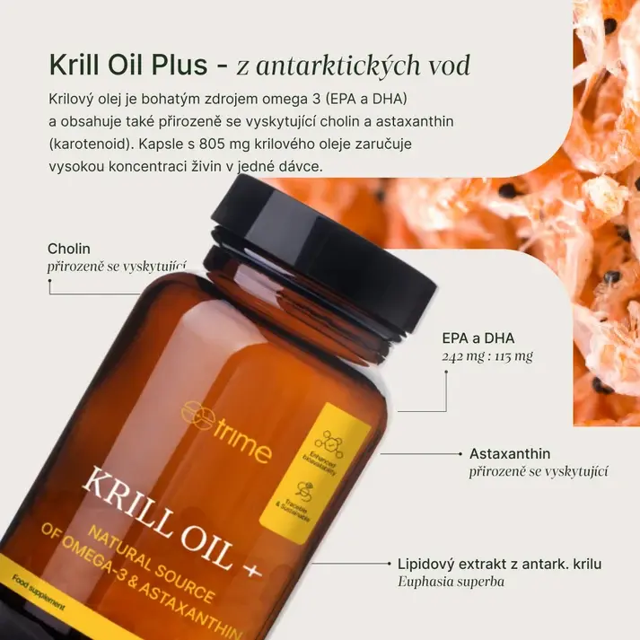 TRIME Krill Oil+ (180 kapslí)