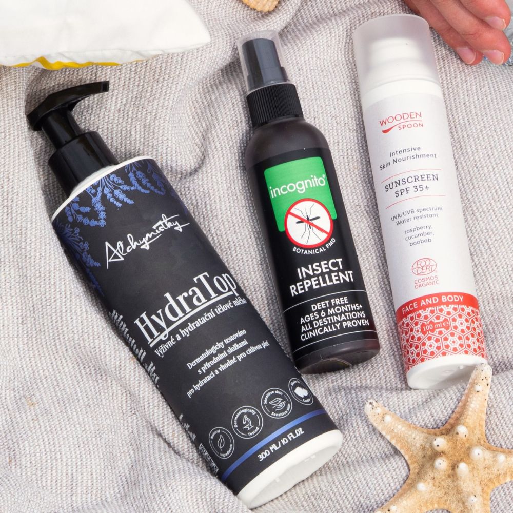 Letní balíček non toxic péče o pokožku
