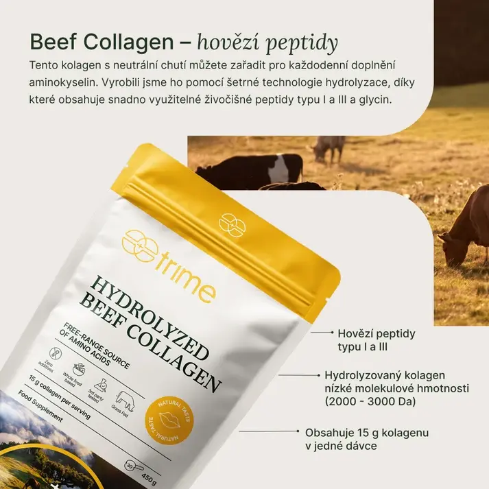 TRIME Hydrolyzed Beef Collagen (450g)