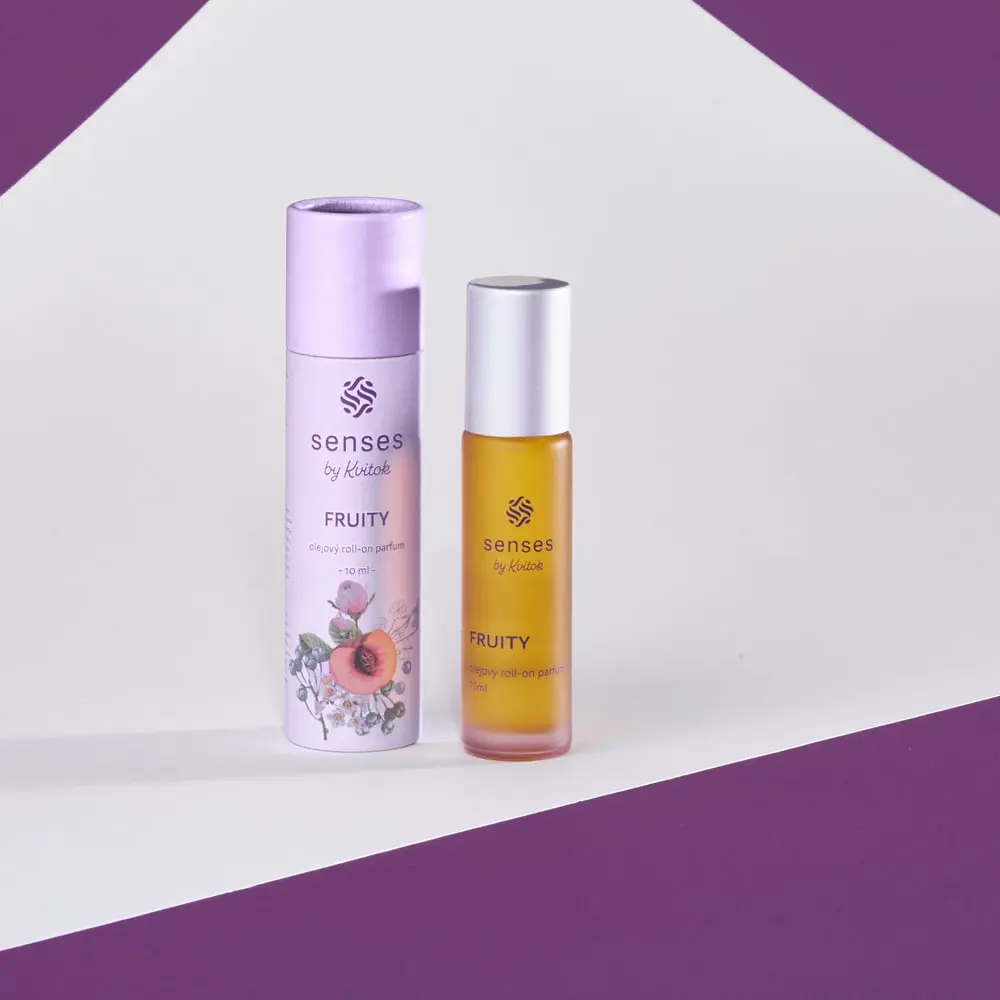KVITOK Přírodní Roll-on parfém SENSES Fruity (10ml)