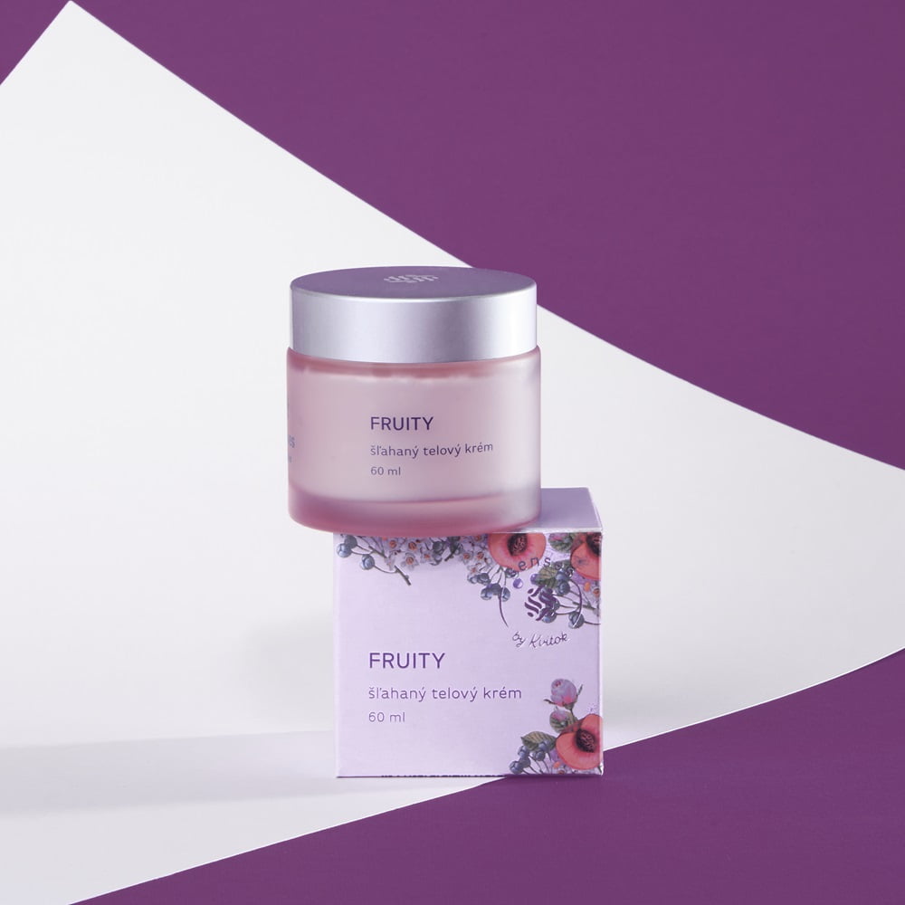 KVITOK Šlehaný tělový krém SENSES Fruity (60ml)