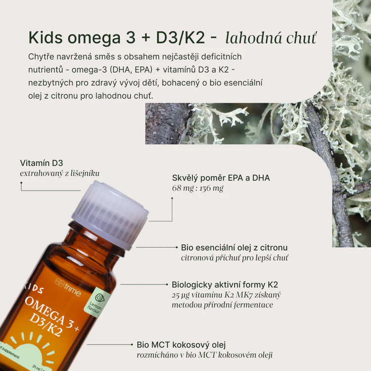 TRIME Kids Omega 3 + D3/K2 (31ml)