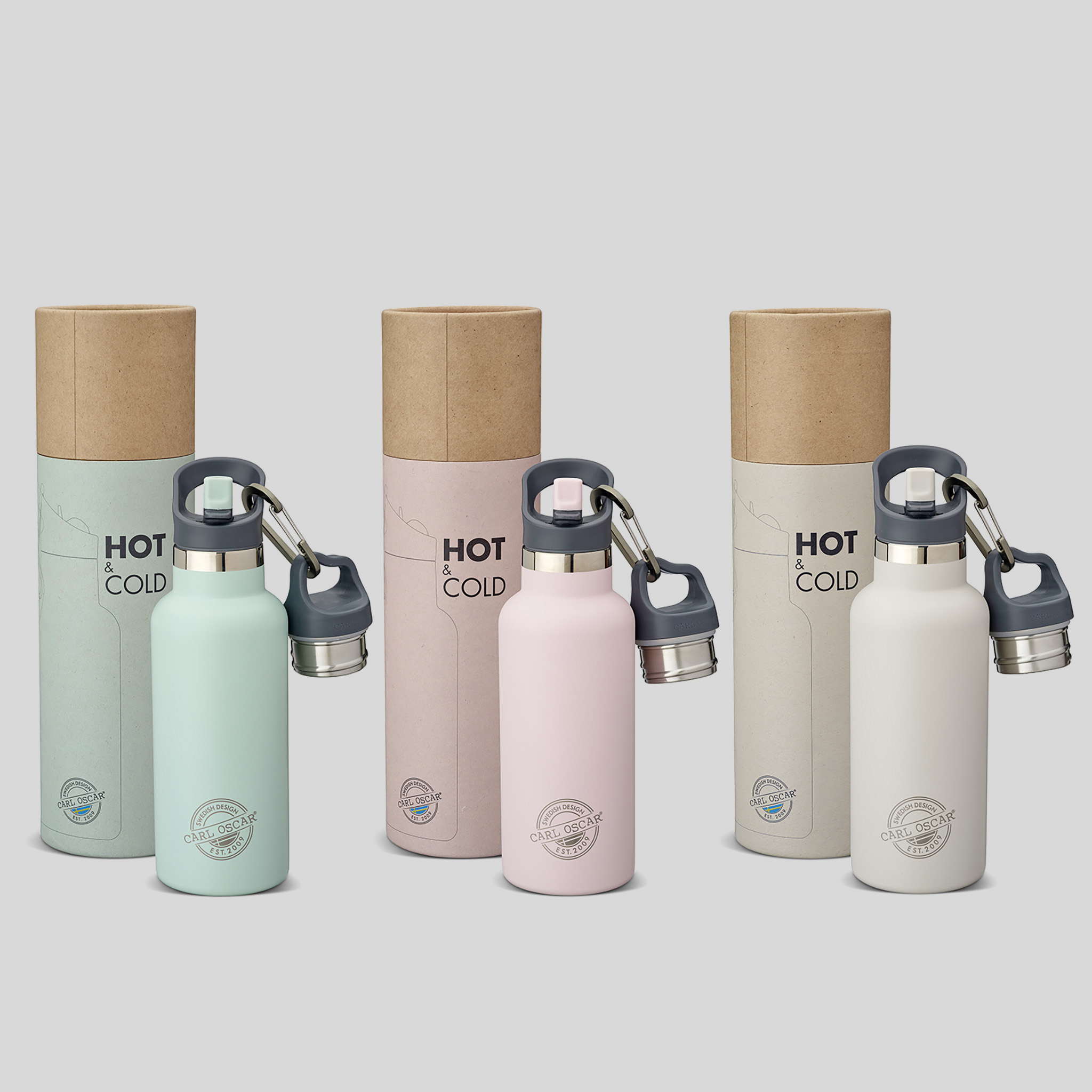 CARL OSCAR TEMPflask™ Nerezová Termoláhev 0,5l - mentolová