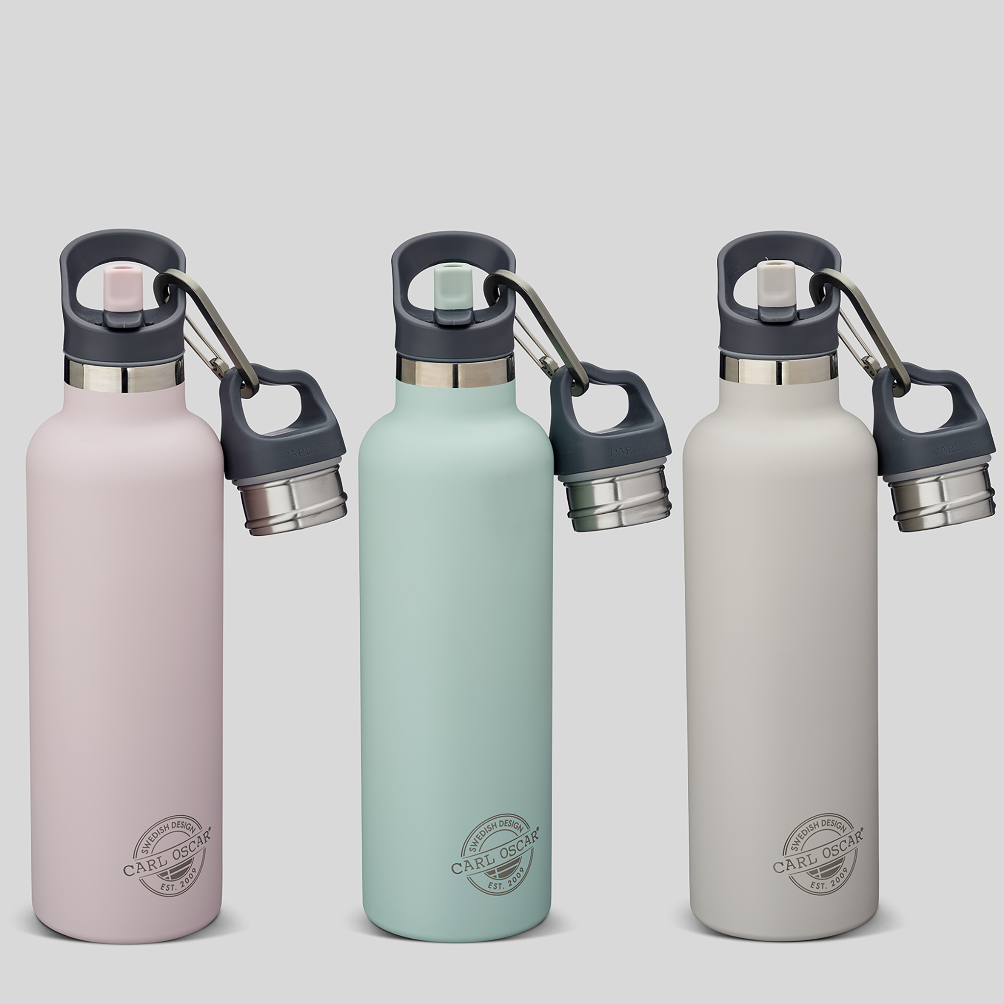 CARL OSCAR TEMPflask™ Nerezová Termoláhev 0,7l - šedá