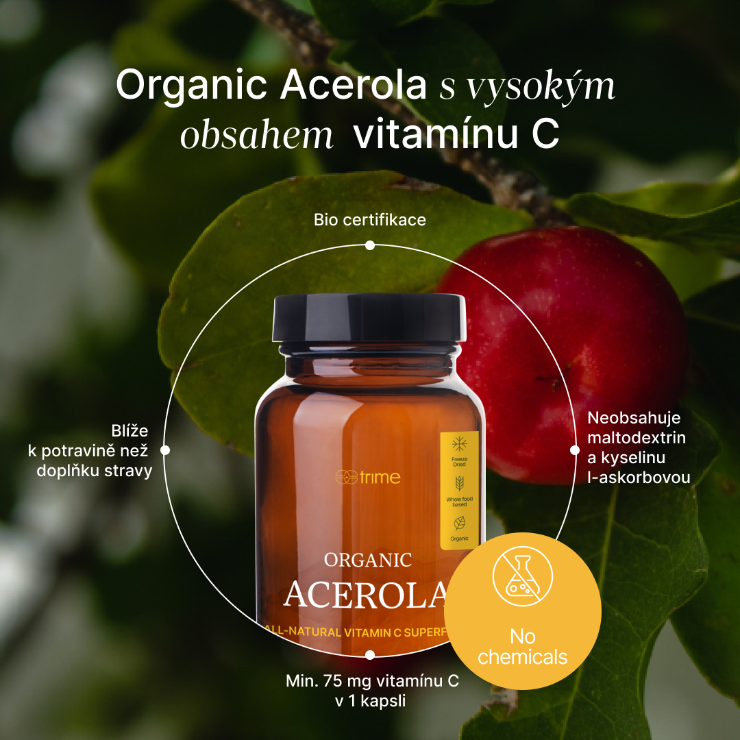 TRIME Organic Acerola (90kapslí)