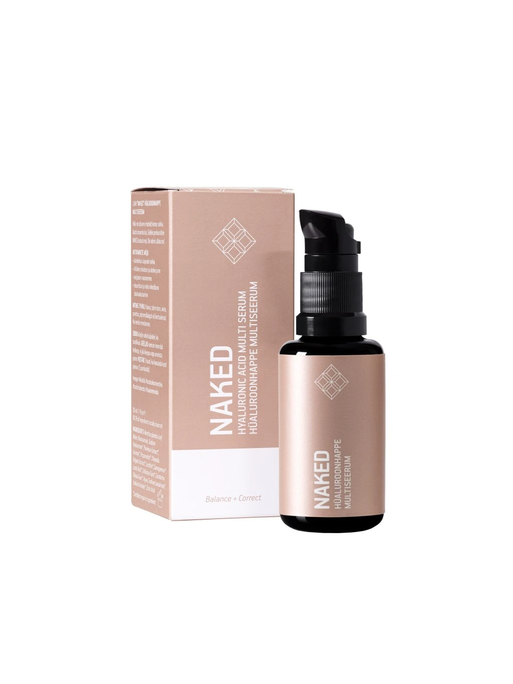 LUMI NAKED multiserum s kyselinou hyaluronovou a niacinamidem (30ml)