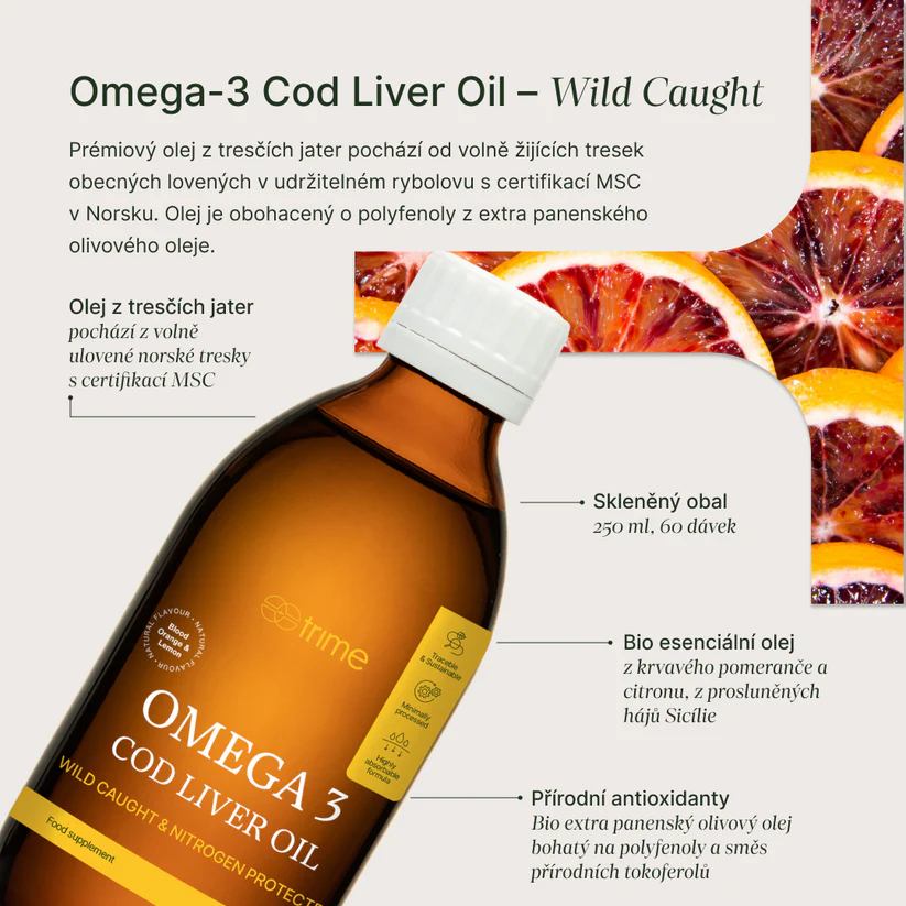 TRIME Omega-3 Cod Liver Oil (250ml)