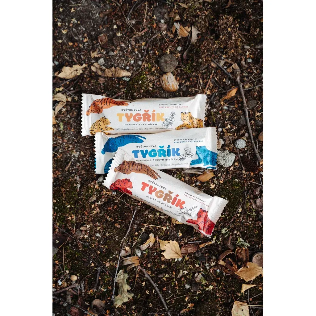 KVĚTOMLUVA TYGŘÍK - BORŮVKA S ČERNÝM RYBÍZEM, BIO (40g)