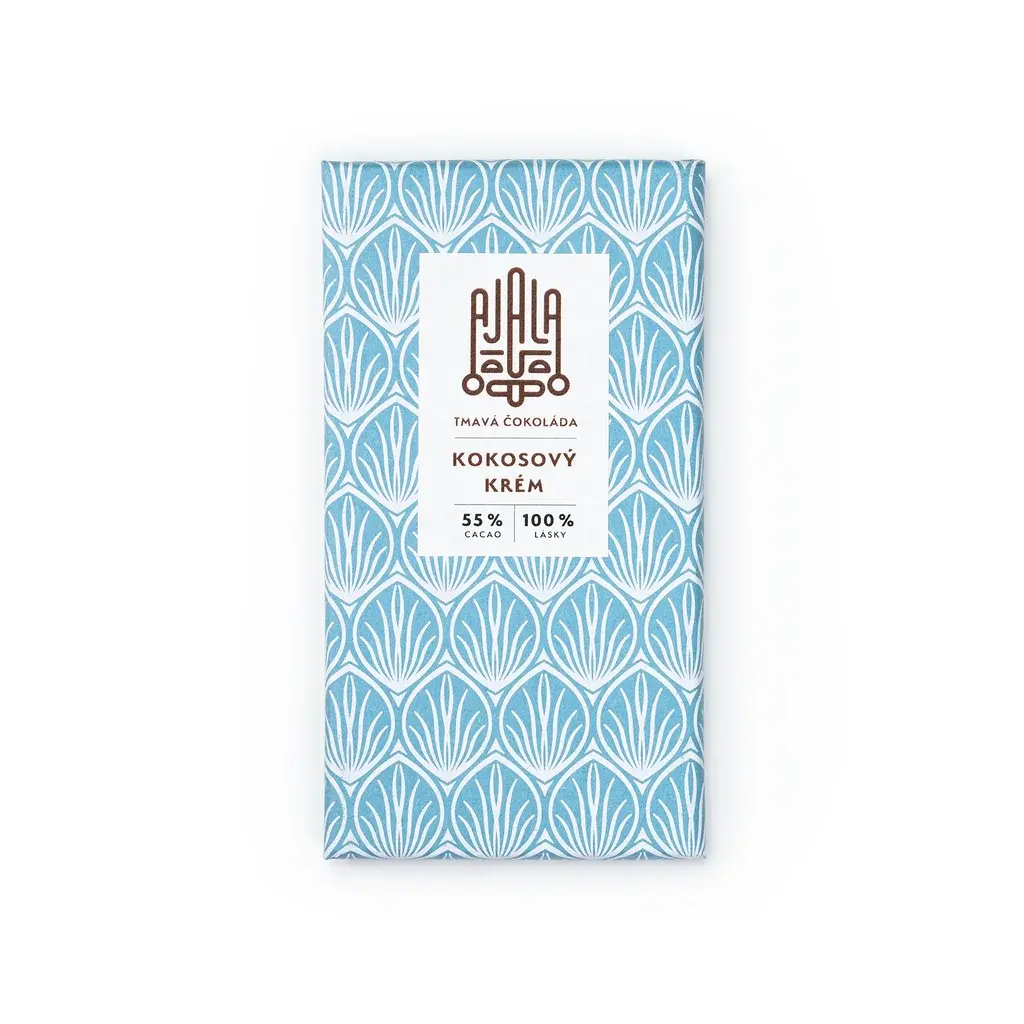 AJALA CHOCOLATE Kokosový krém 55% Cacao (vzorek) (K OBJEDNÁVCE NAD 3500KČ)