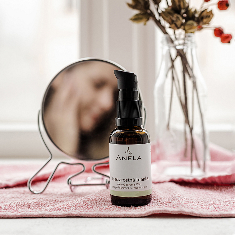 ANELA Bezstarostná teenka - olejové sérum s CBD pro mastnou/problematickou pleť