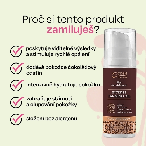 WOODEN SPOON Olej pro intenzivní opálení (50ml)