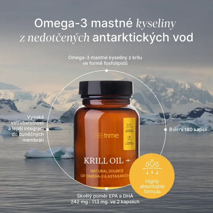 TRIME Krill Oil+ (180 kapslí)