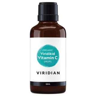 VIRIDIAN NUTRITION Viridikid Vitamin C drops Organic - Vitamín C pro děti (50ml)