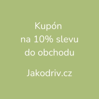 Slevový kupón Jakodriv.cz (K OBJEDNÁVCE NAD 1500KČ)