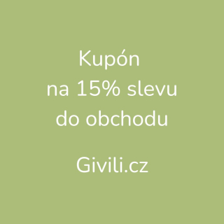 Slevový kupón Givili.cz (K OBJEDNÁVCE NAD 1500KČ)