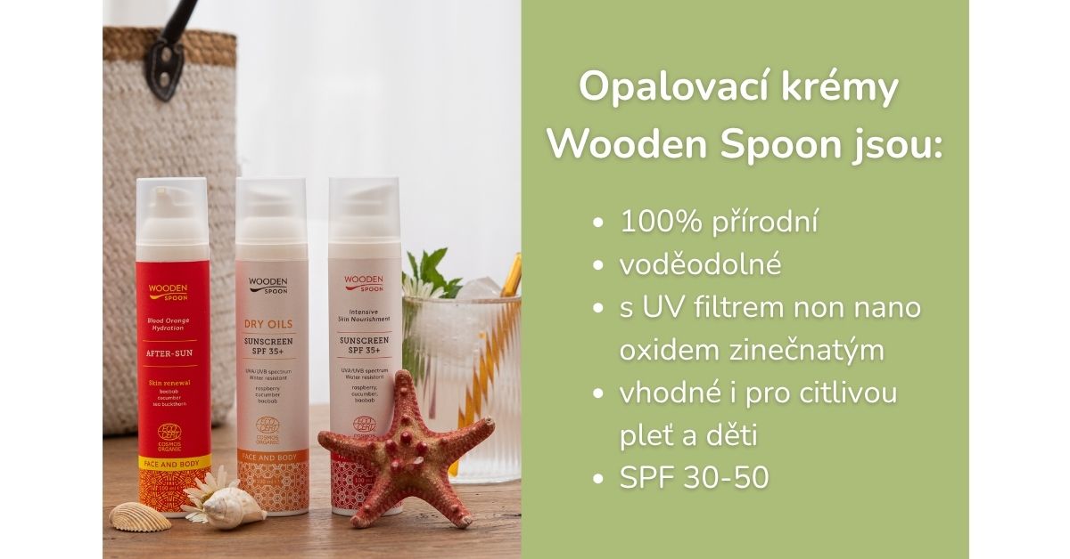 Přírodní opalovací krém s minerálním filtrem a oxidem zinečnatým